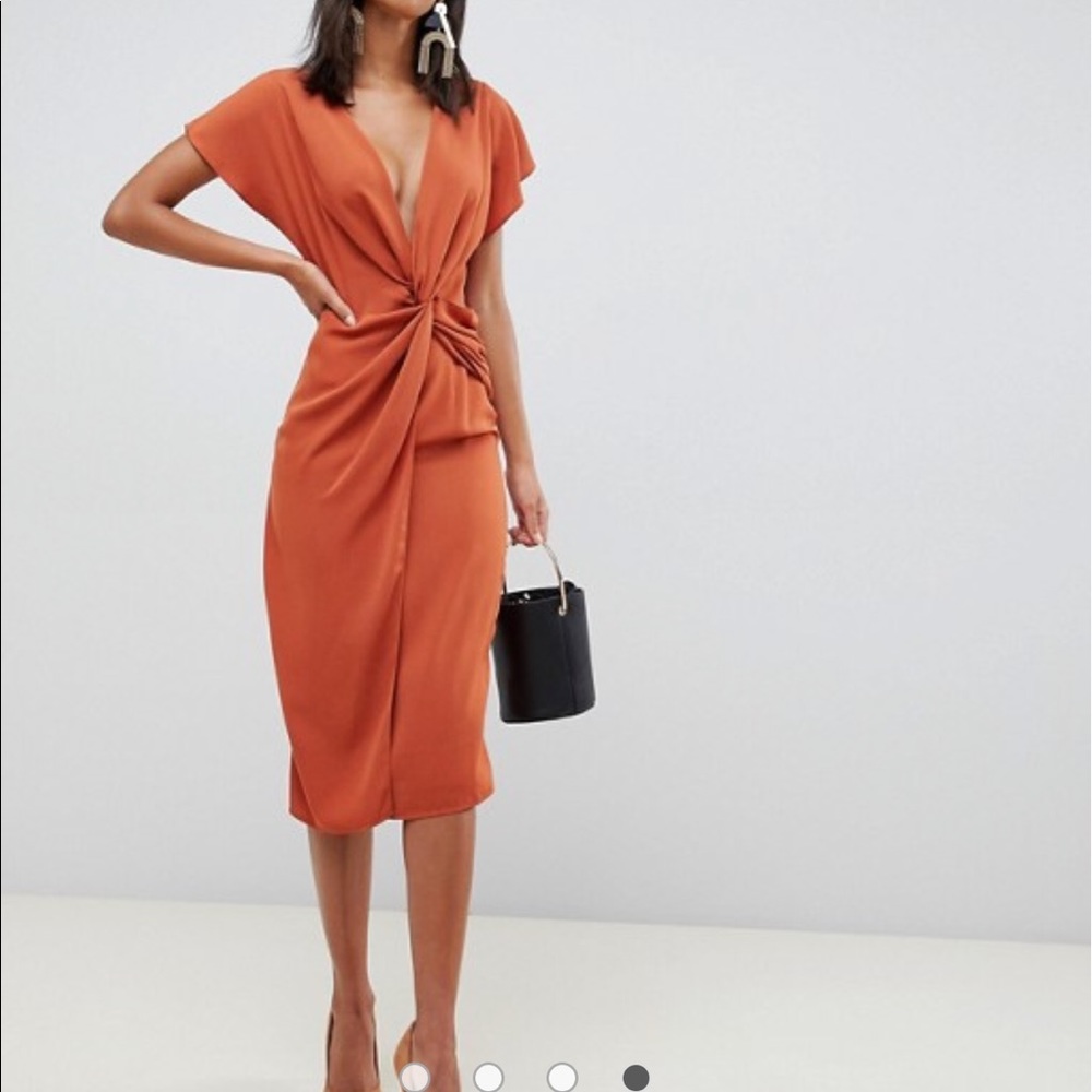 Asos midi kimono dress